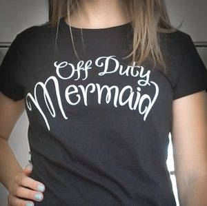 Off Duty Mermaid Graphic Tee